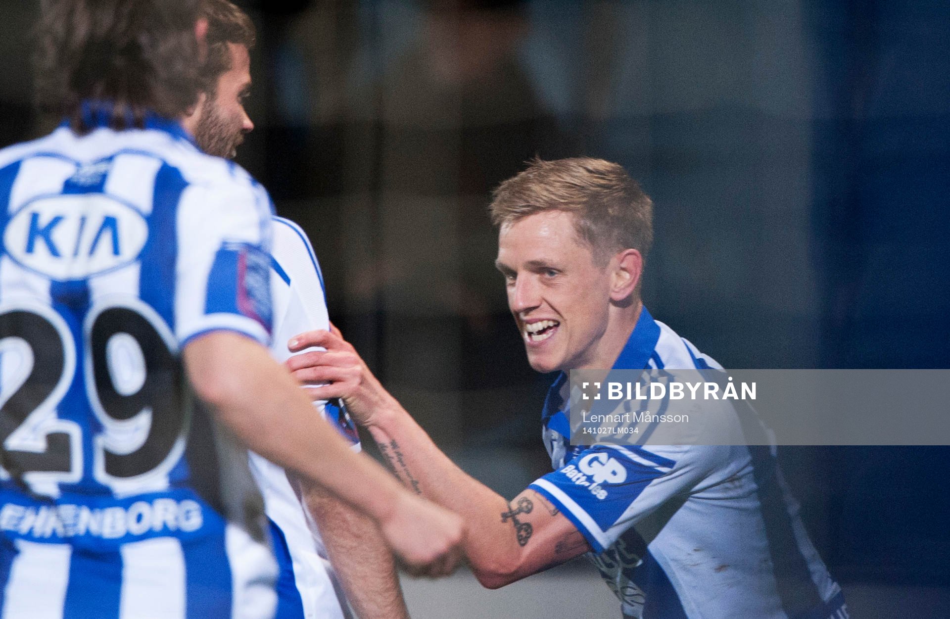 IFK Göteborgs Sören Rieks har gjort 0-3 och jublar i