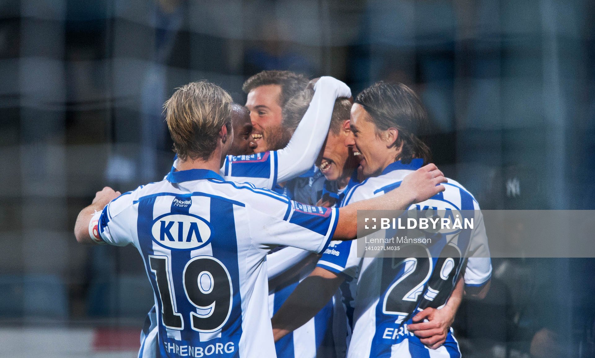 IFK Göteborgs Sören Rieks har gjort 0-3 och jublar i