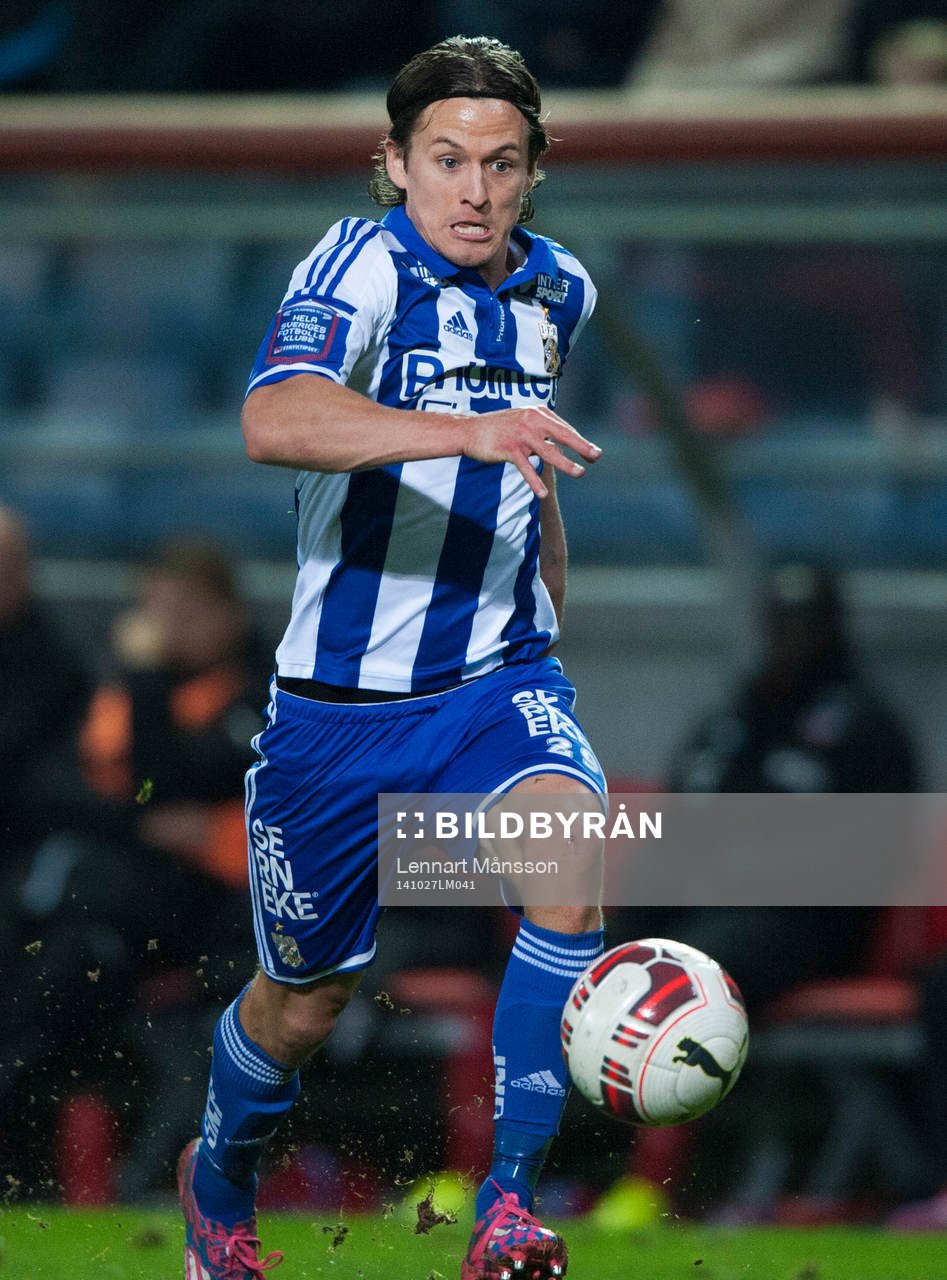 IFK Göteborgs Lasse Vibe  i matchen i allsvenskan i