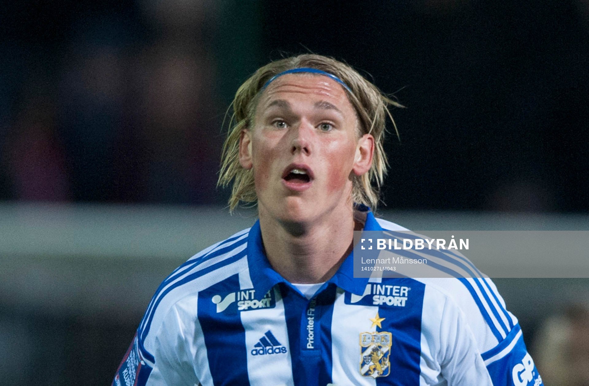 IFK Göteborgs Hampus Zachrisson  i matchen i allsvenskan i