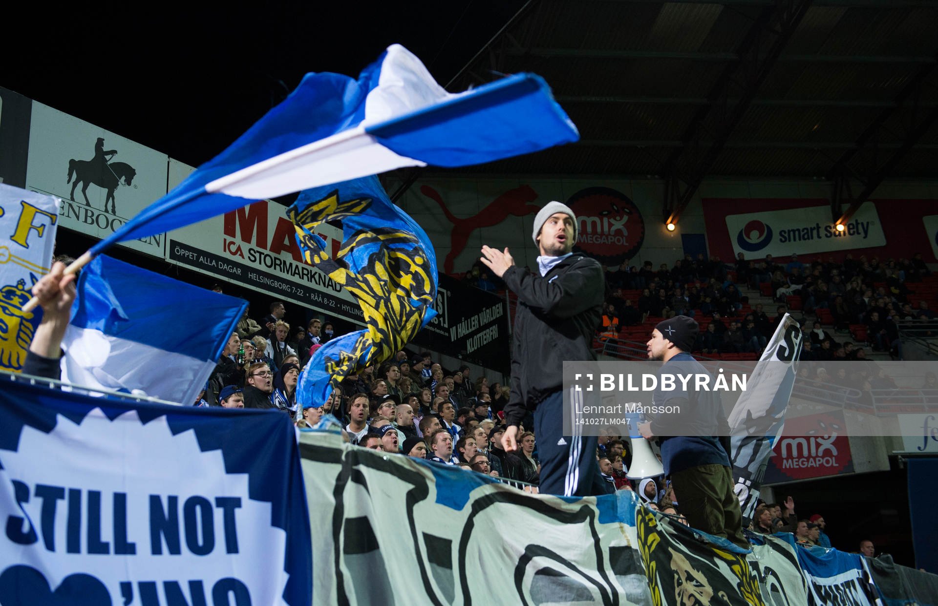 IFK Göteborgs supporters i matchen i allsvenskan i fotboll