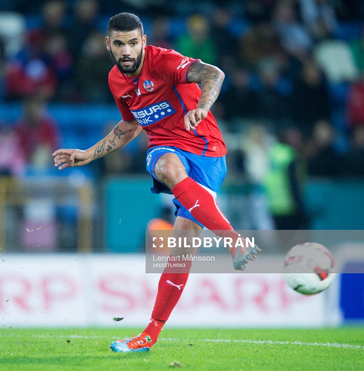 Helsingborgs Viktor Palsson i matchen i allsvenskan i