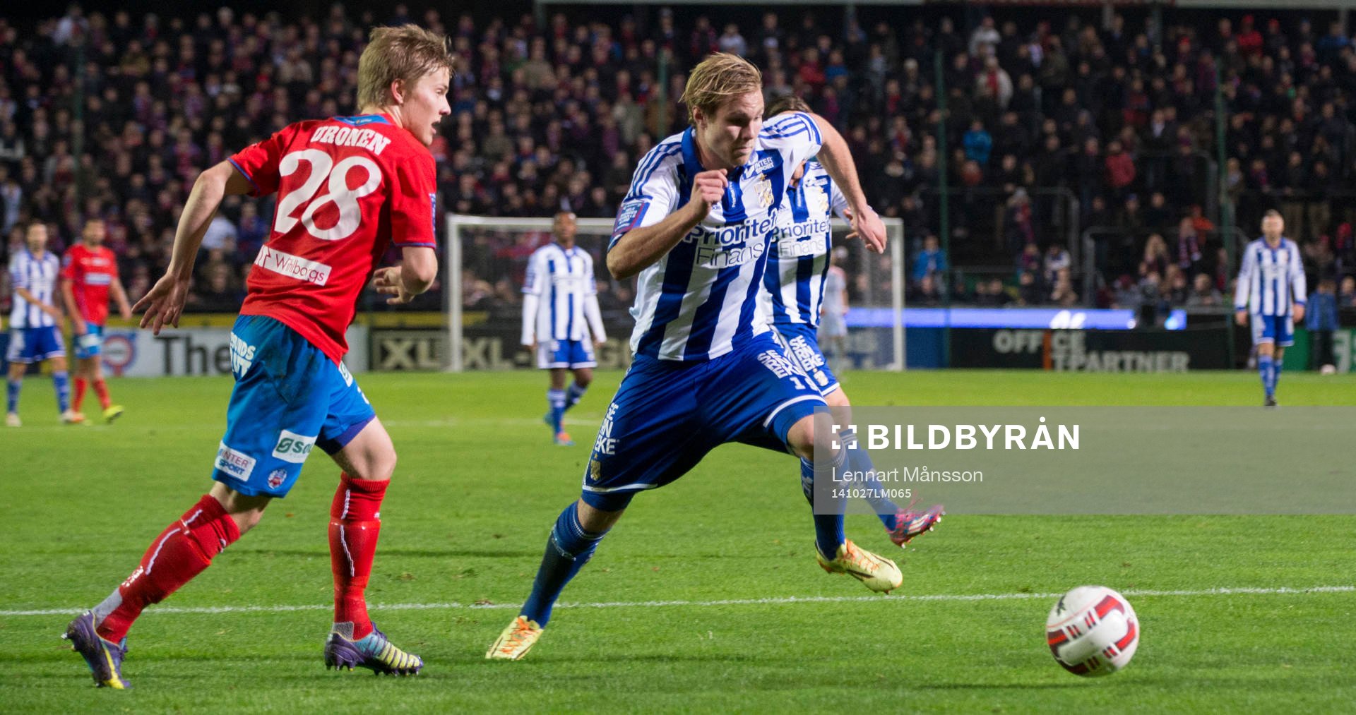 IFK Göteborgs Gustav Engvall och Helsingborgs Jere Uronen