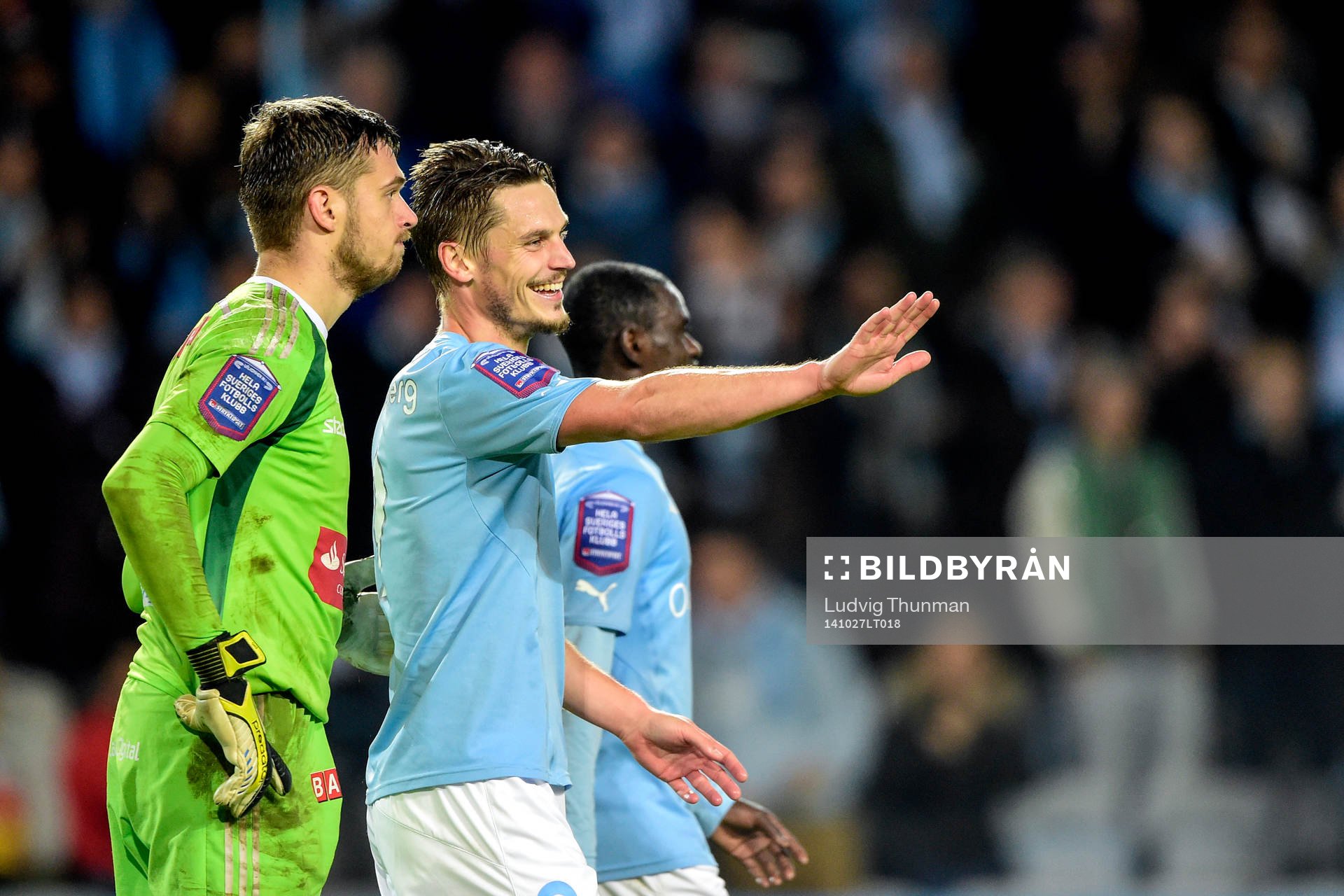 Brommapojkarnas målvakt Davor Blazevic deppar och Malmö