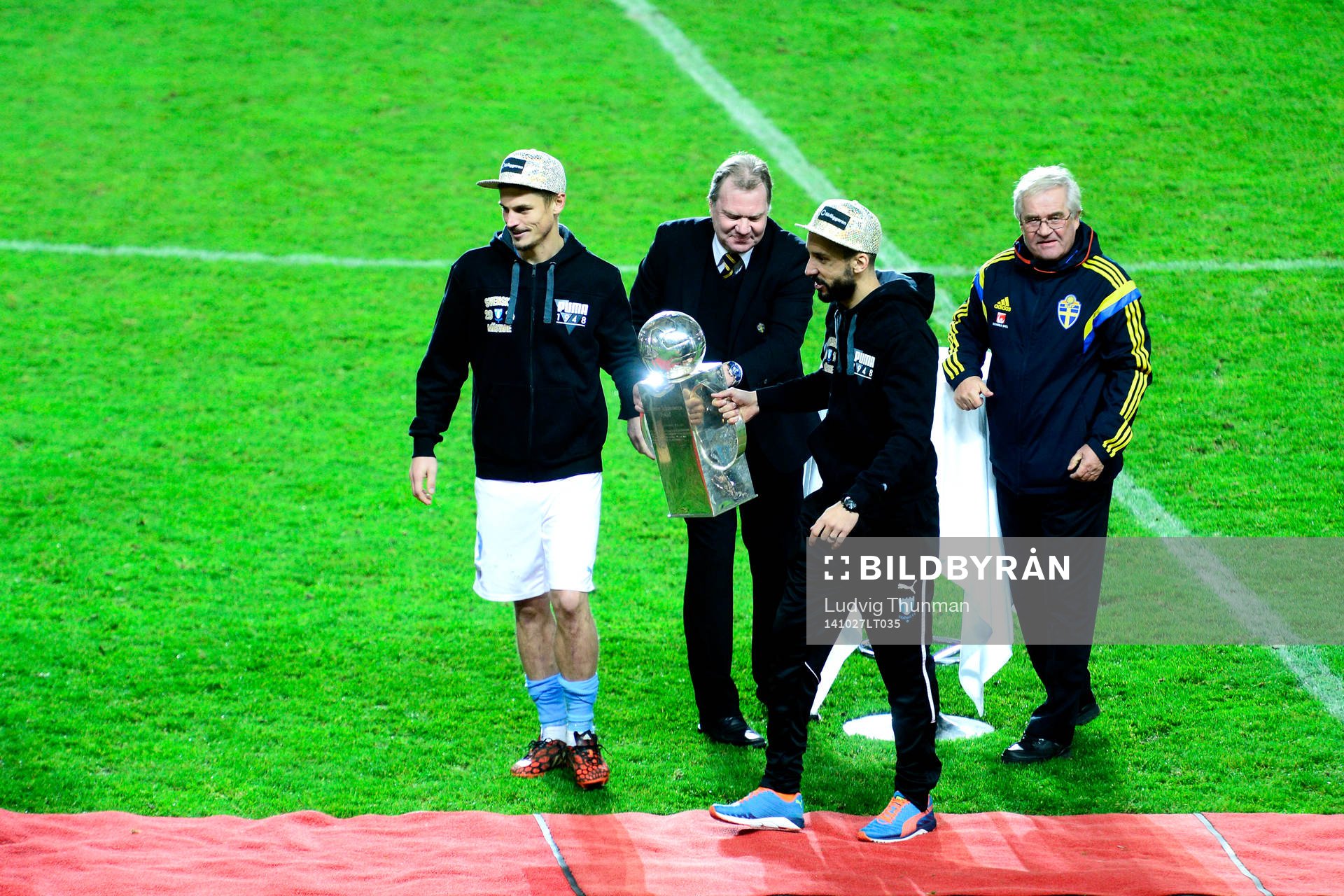 Malmö FFs Markus Rosenberg och Guillermo Molins jublar