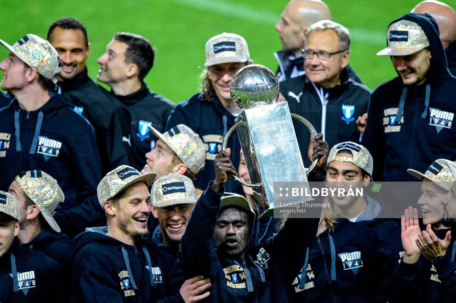 Malmö FFs Enock Kofi Adu jublar
