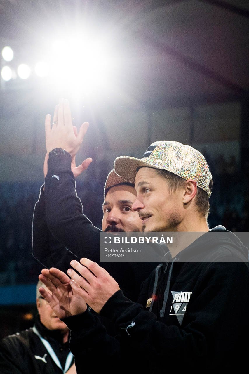 Malmö FFs Guillermo Molins och Markus Rosenberg