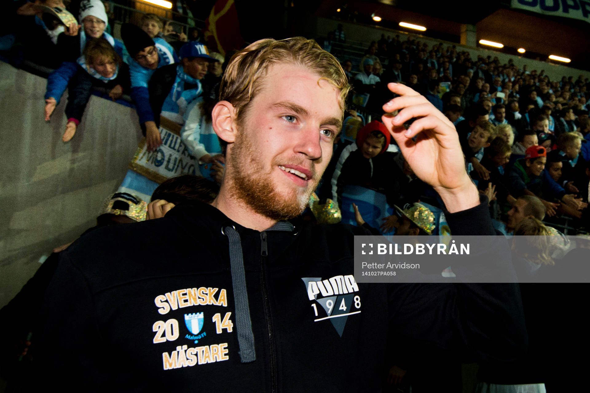Malmö FFs Filip Helander är Svensk Mästare med Malmö FF