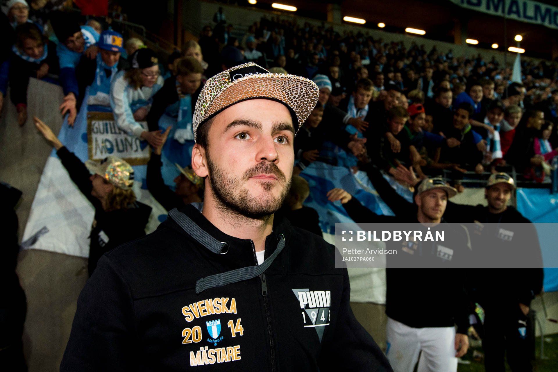 Malmö FFs målvakt Zlatan Azinovic är Svensk Mästare med