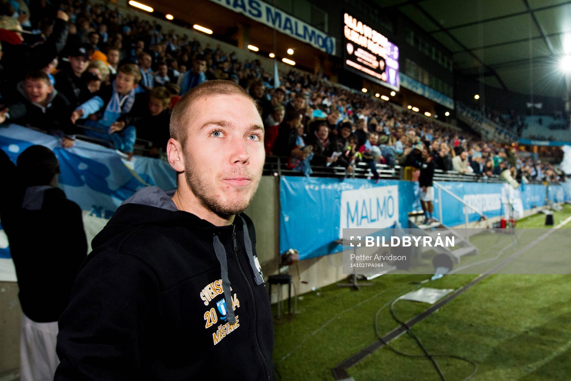 Malmö FFs Anton Tinnerholm är Svensk Mästare med Malmö