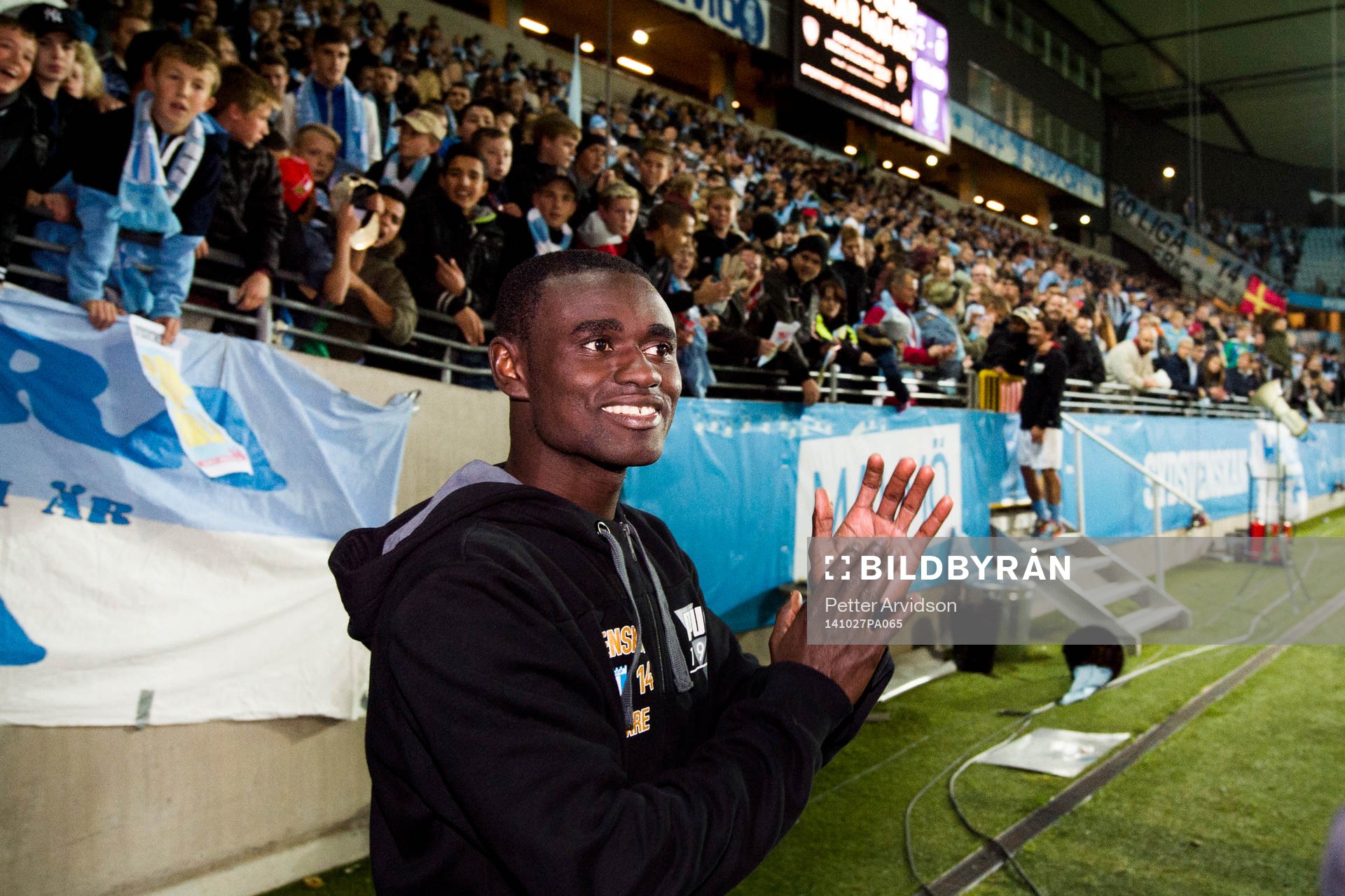 Malmö FFs Enock Kofi Adu är Svensk Mästare med Malmö FF