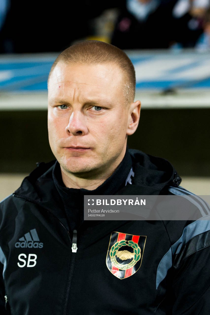 Brommapojkarnas tränare Stefan Billborn
