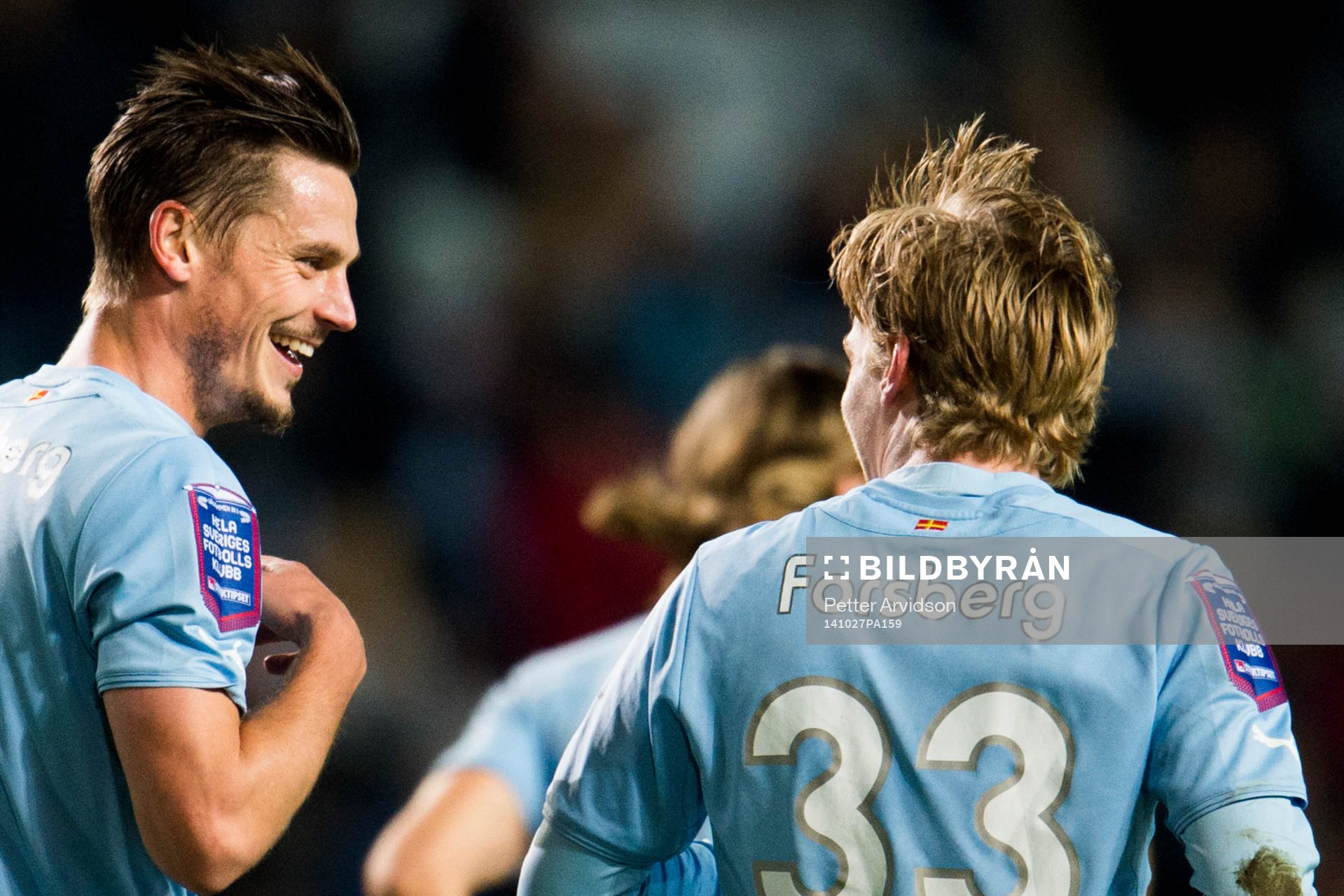 Malmö FFs Markus Rosenberg och Emil Forsberg