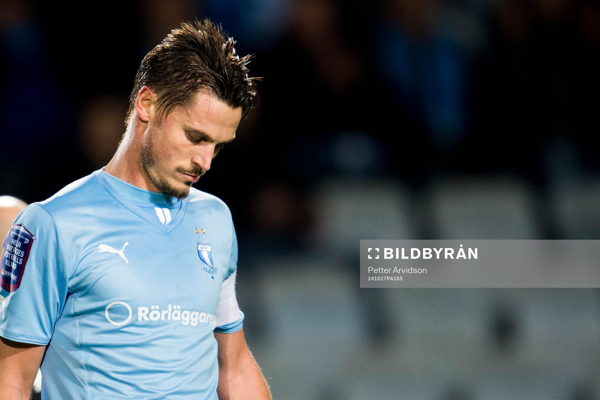 Malmö FFs Markus Rosenberg deppar