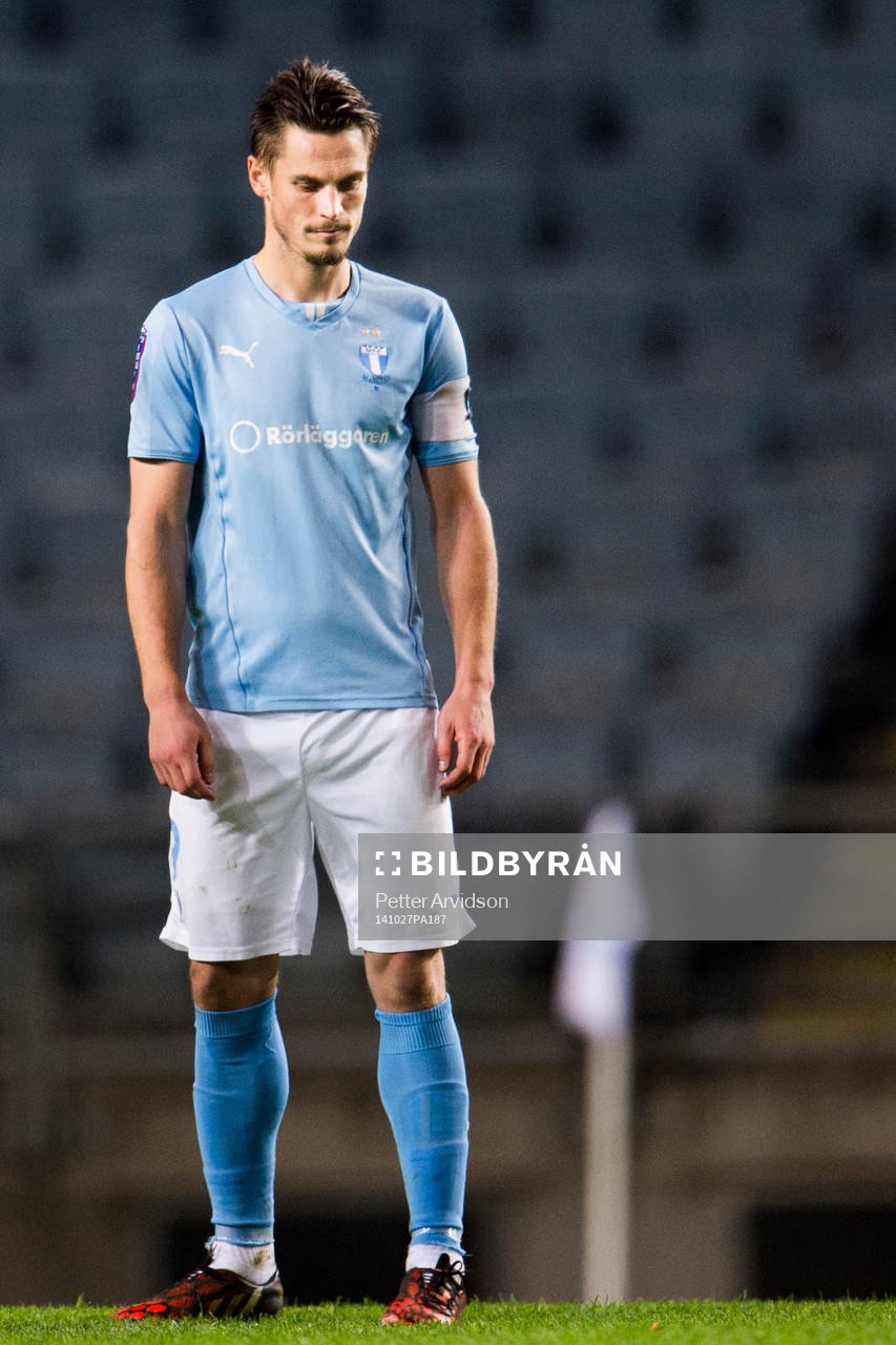 Malmö FFs Markus Rosenberg deppar