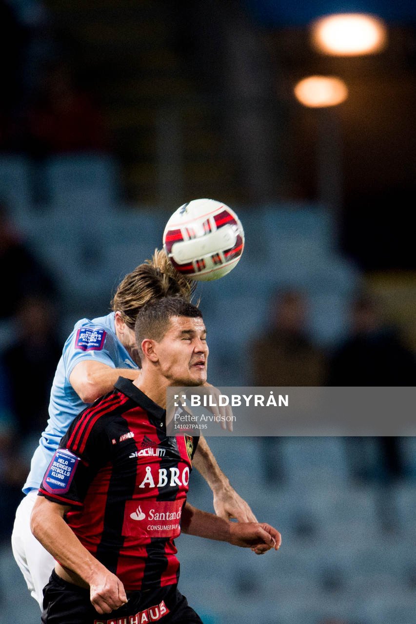 Brommapojkarnas Mauricio Albornoz i nickduell med Malmö