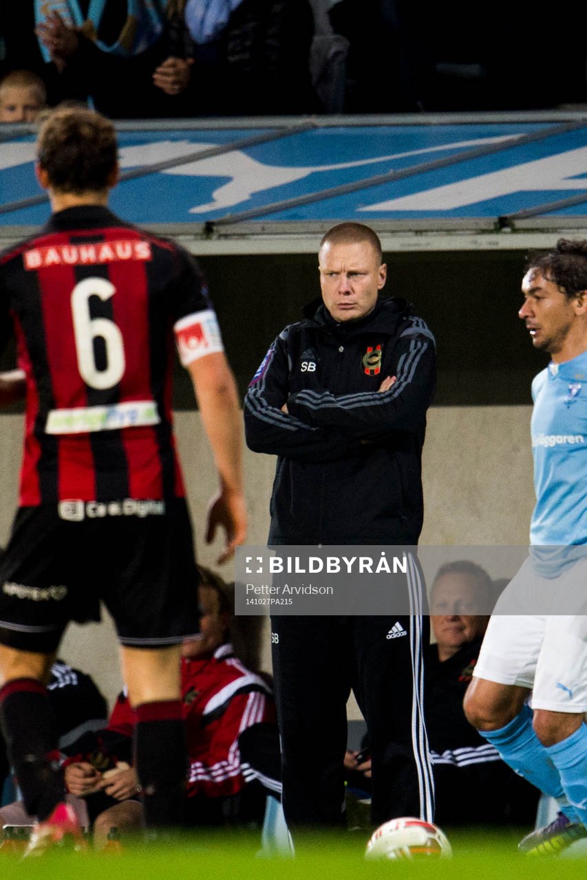 Brommapojkarnas tränare Stefan Billborn