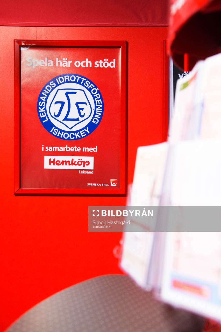 Svenska spel har en monter för spel