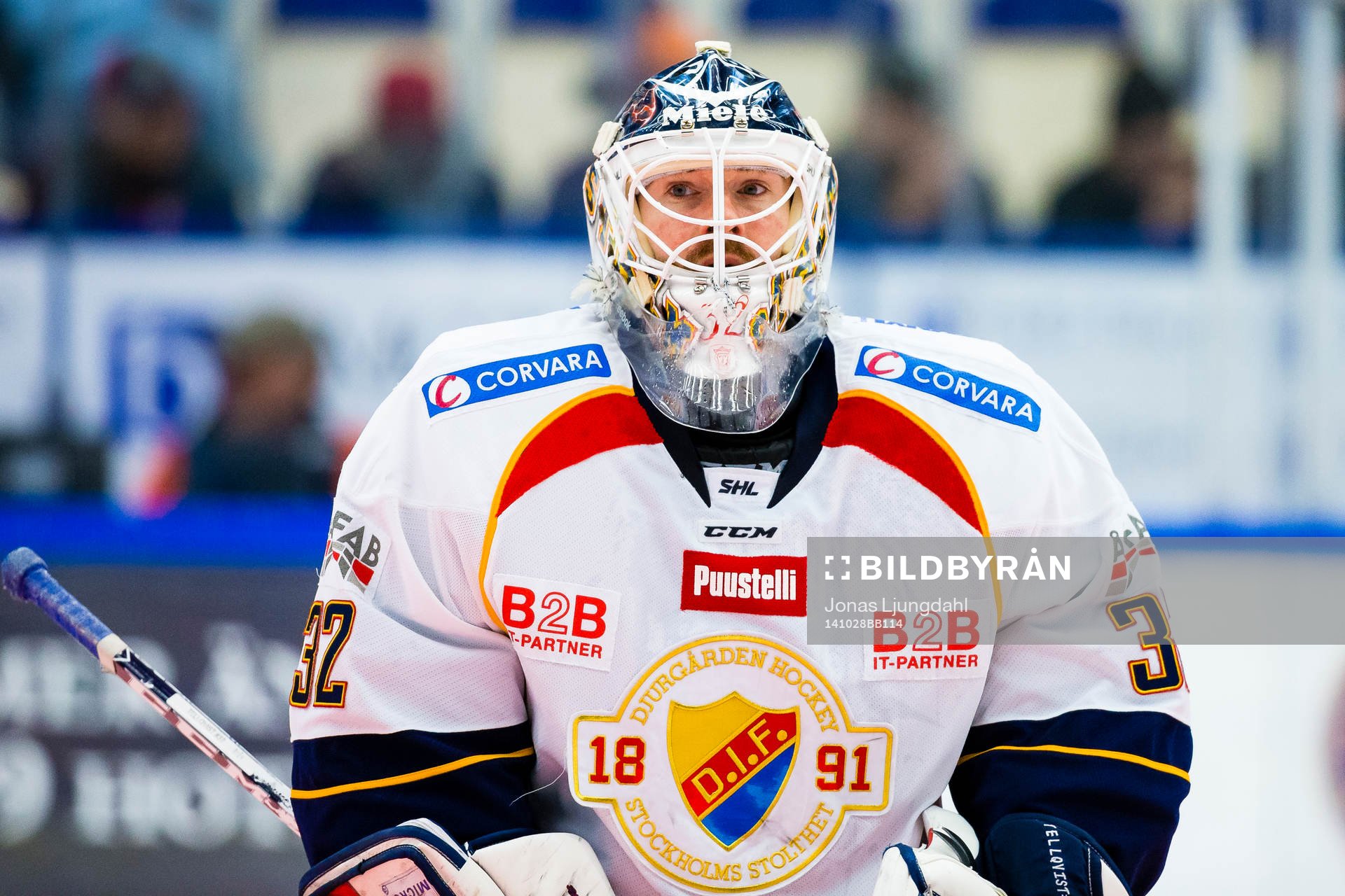 Djurgårdens målvakt Mikael Tellqvist