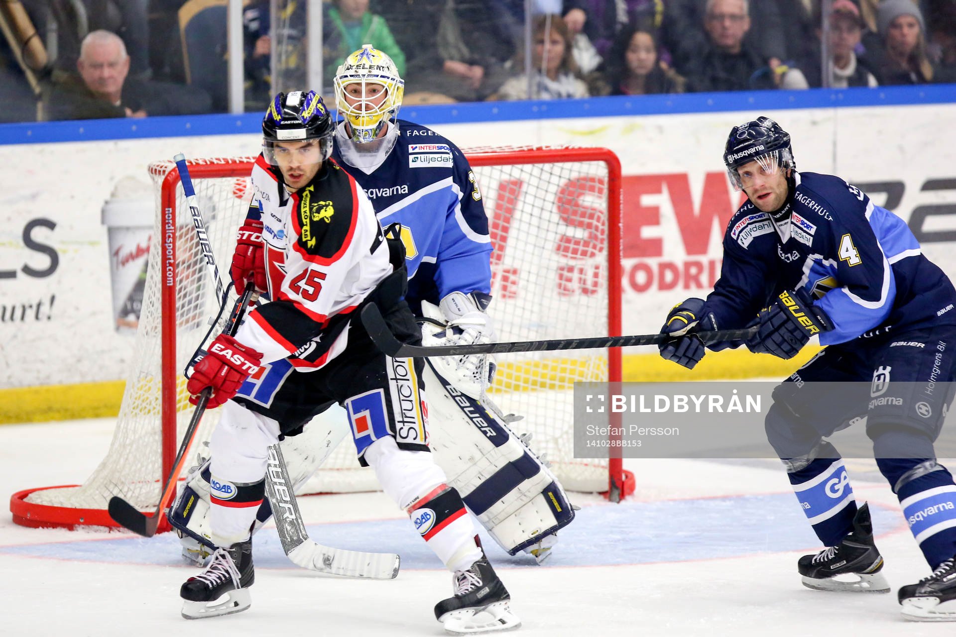 s målvakt Gustaf Wesslau och Marcus Nilson