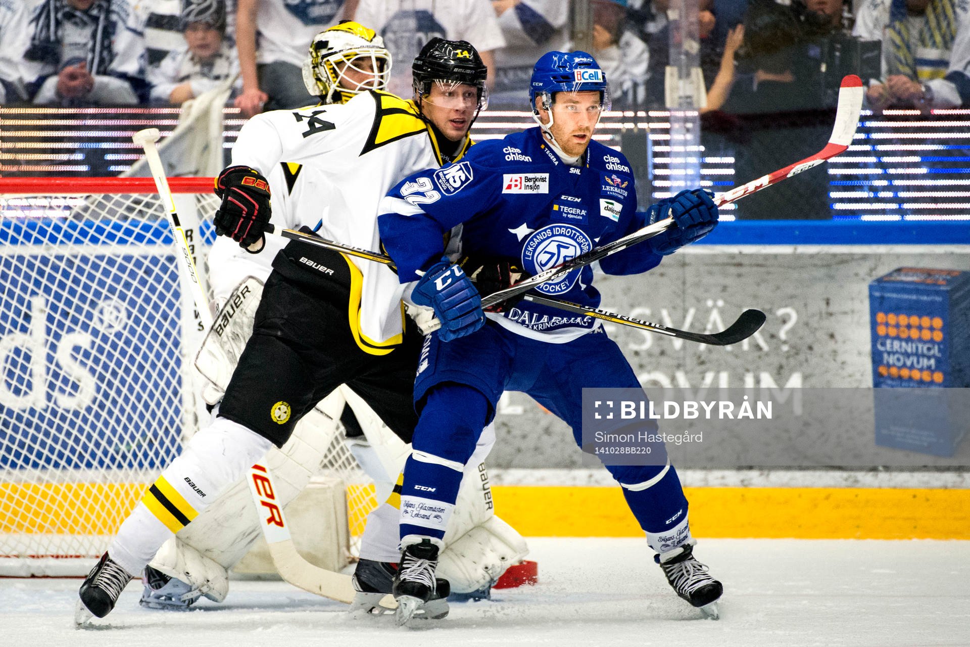 Brynäs David Westlund och Leksands Jens Bergenström