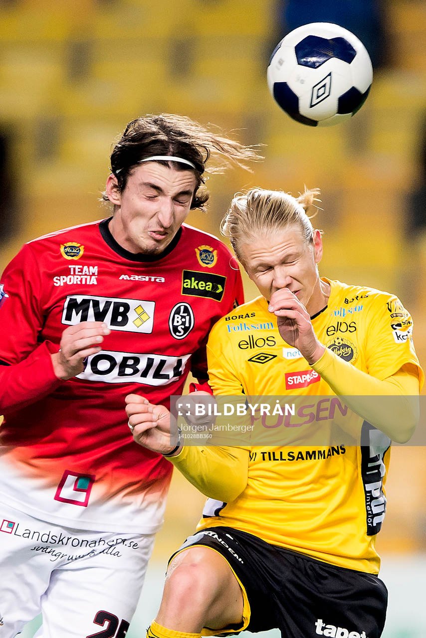Landskronas Samhel Aziz och Elfsborgs Jakob Berg