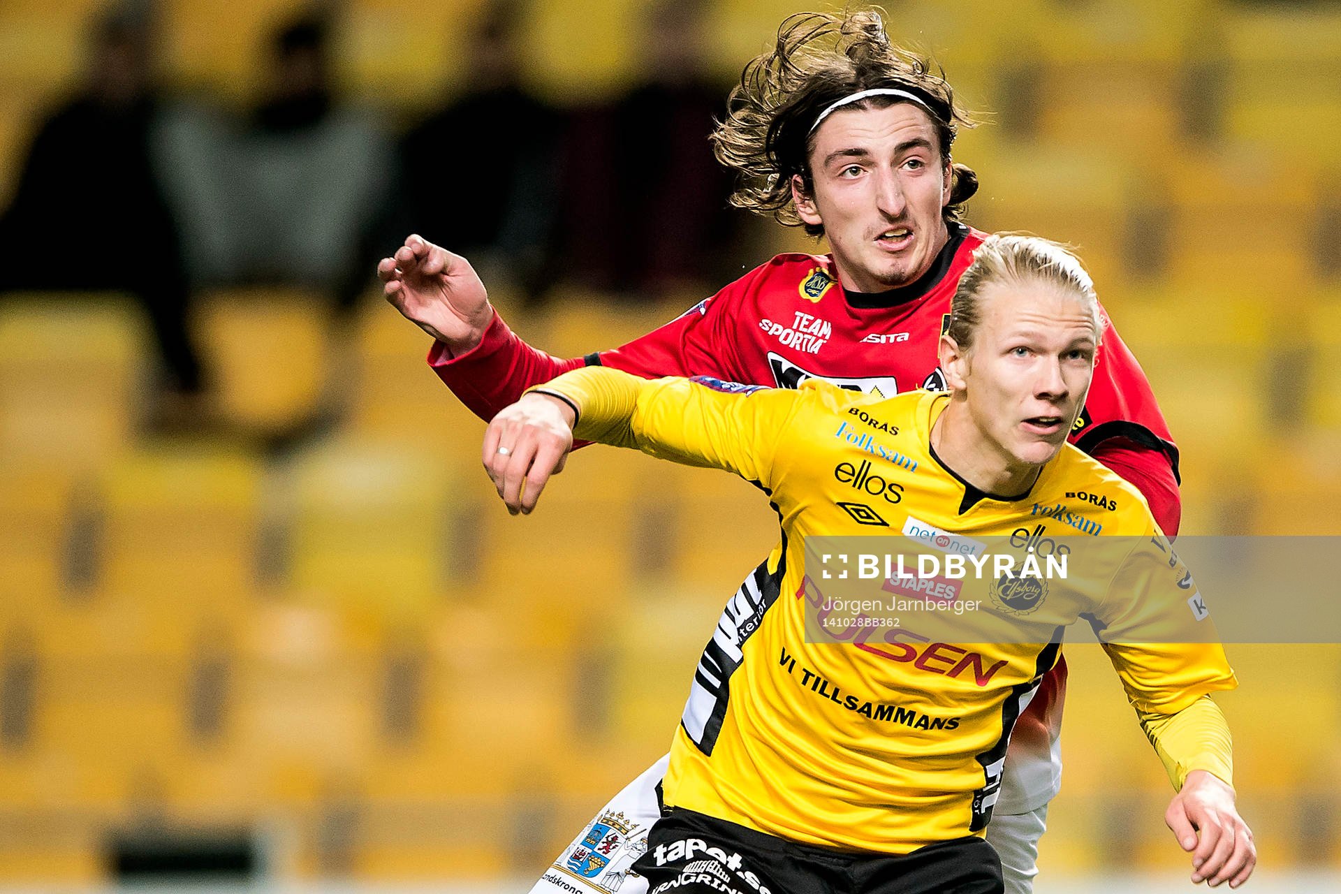 Landskronas Samhel Aziz och Elfsborgs Jakob Berg