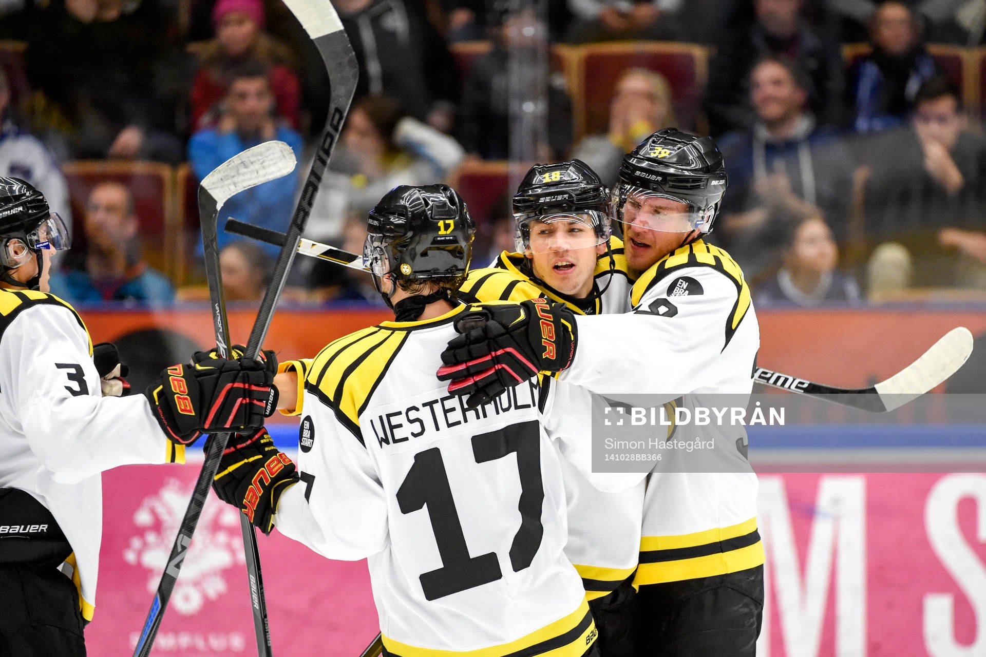 Brynäs Pathrik Westerholm, Anton Rödin och Jonas