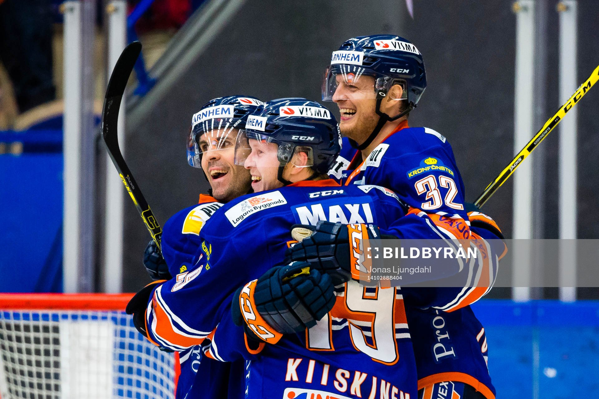 Växjös Nick Johnson firar