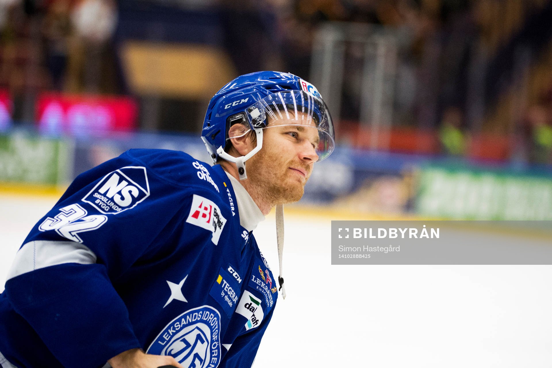 Leksands Jens Bergenström jublar
