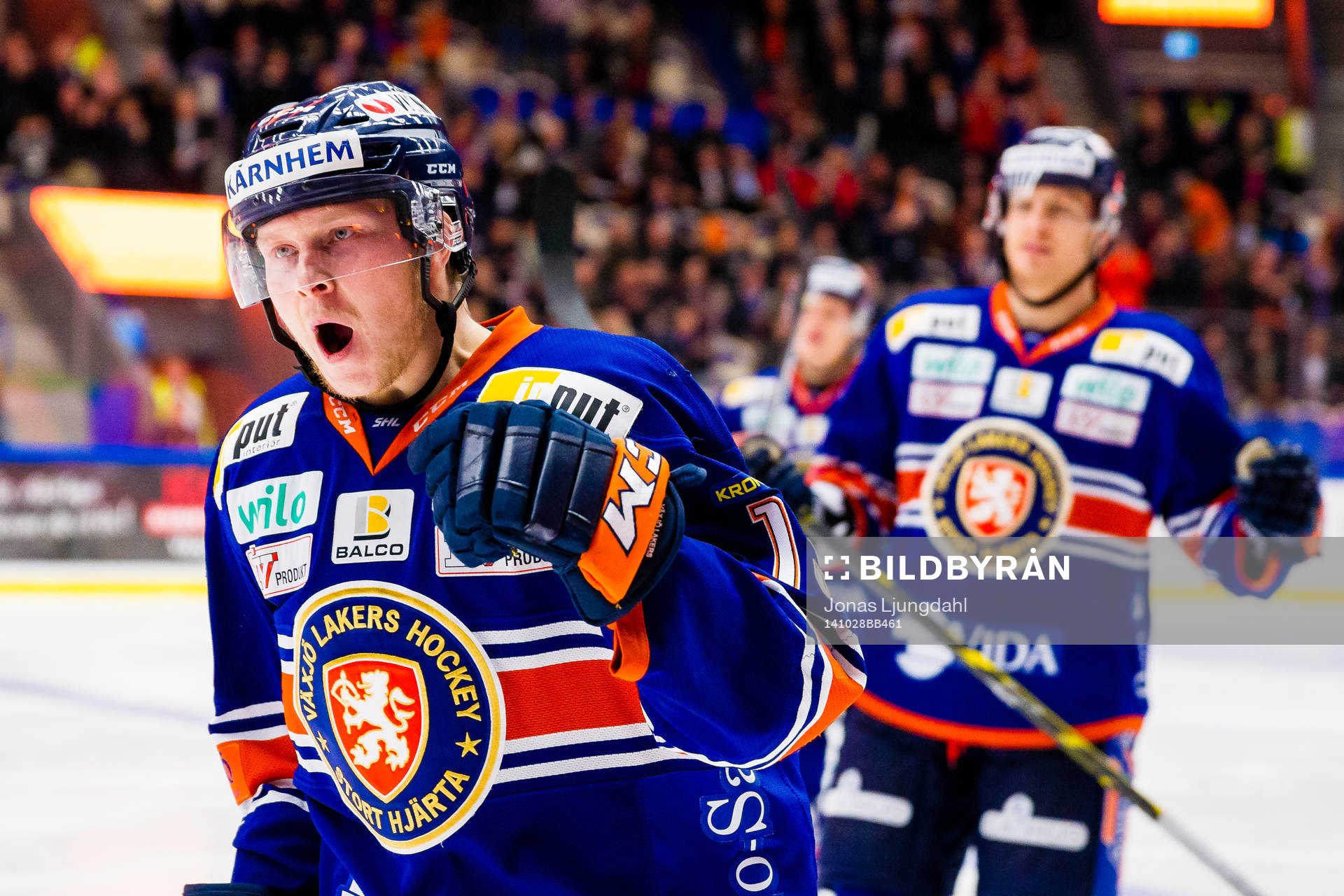 Växjös Tuomas Kiiskinen firar