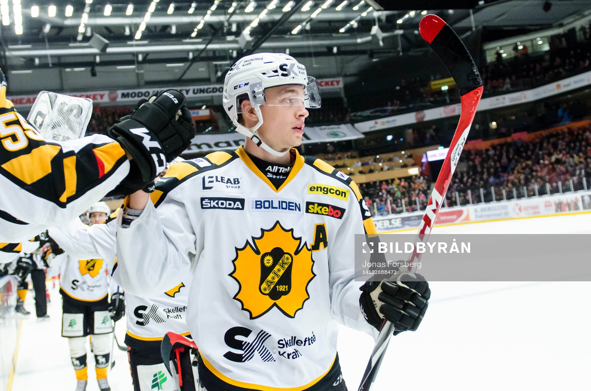 Skellefteås Adam Pettersson gjorde det sista målet