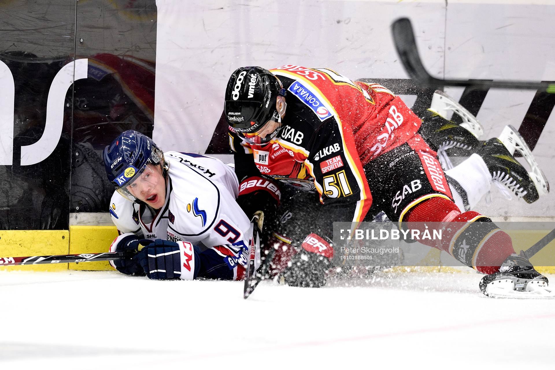 Luleås Kristian Näkyvä och Linköpings Anton Karlsson