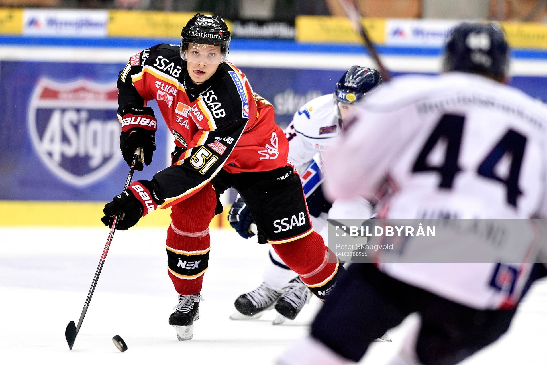 Luleås Kristian Näkyvä med pucken