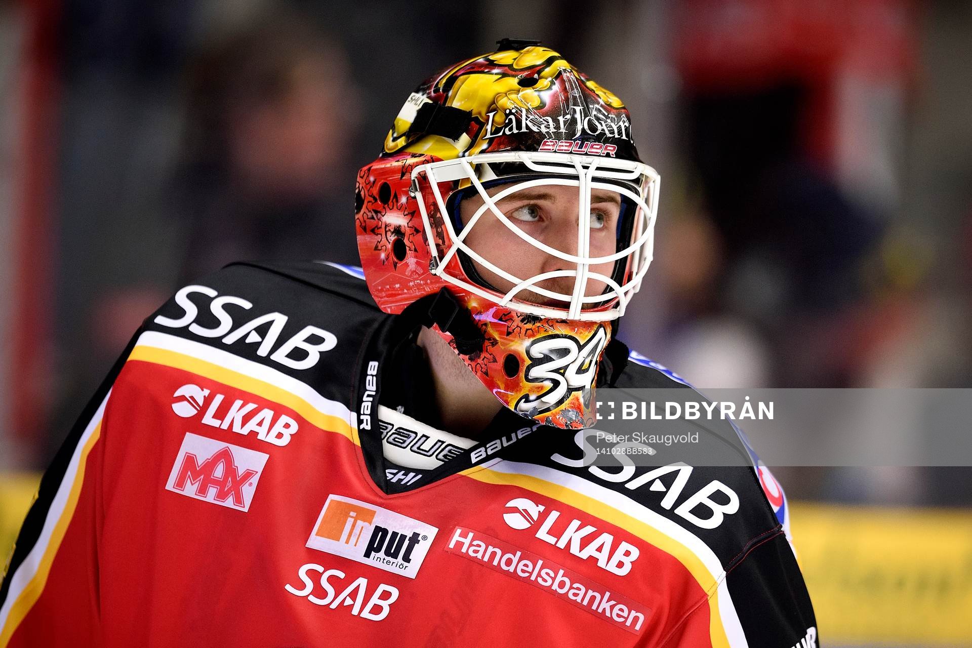 Luleås målvakt Joel Lassinantti