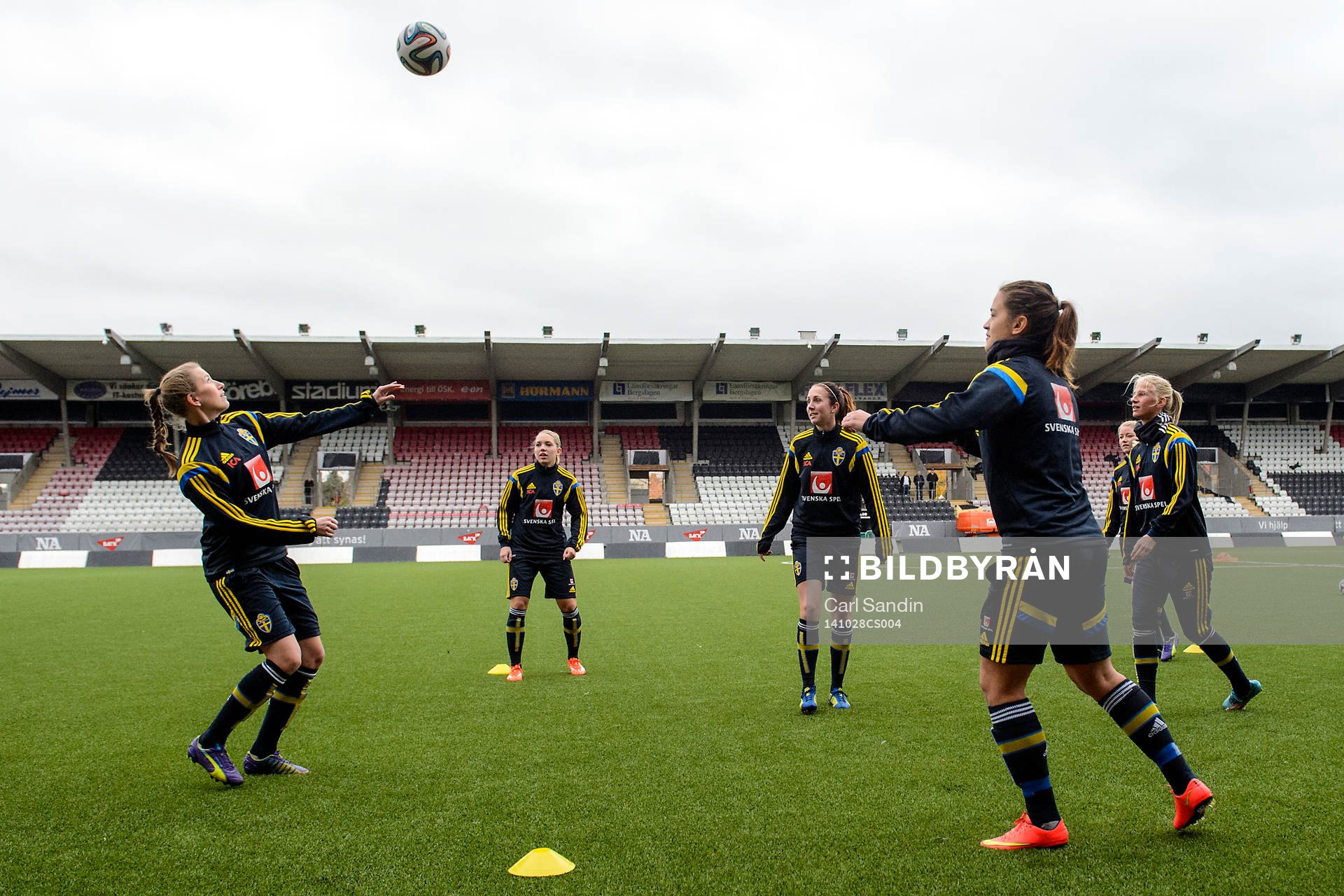 Sveriges Emma Berglund, Elin Rubensson, Marina Pettersson