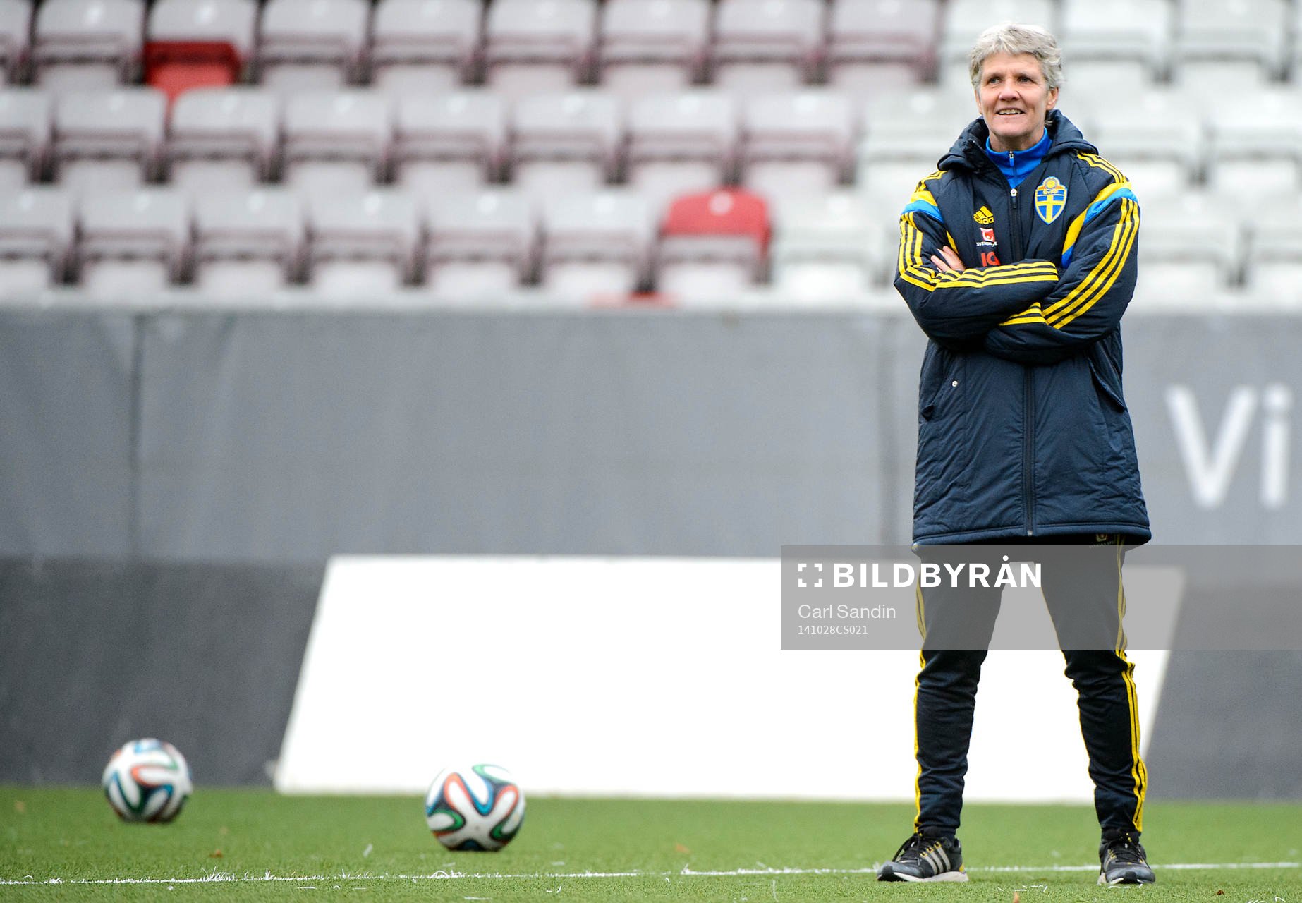Sveriges förbundskapten Pia Sundhage