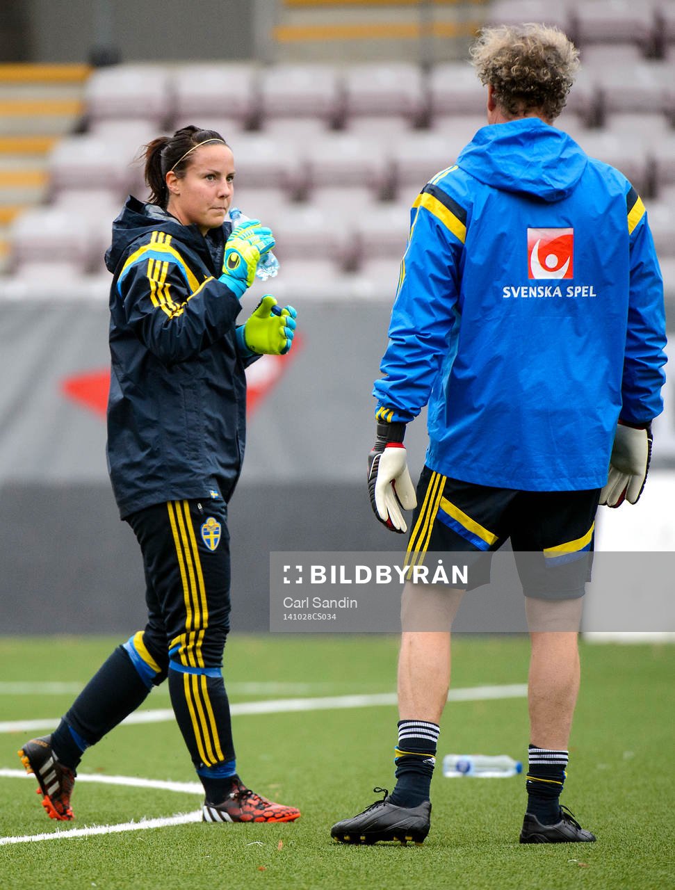 Sveriges målvakt Carola Söberg