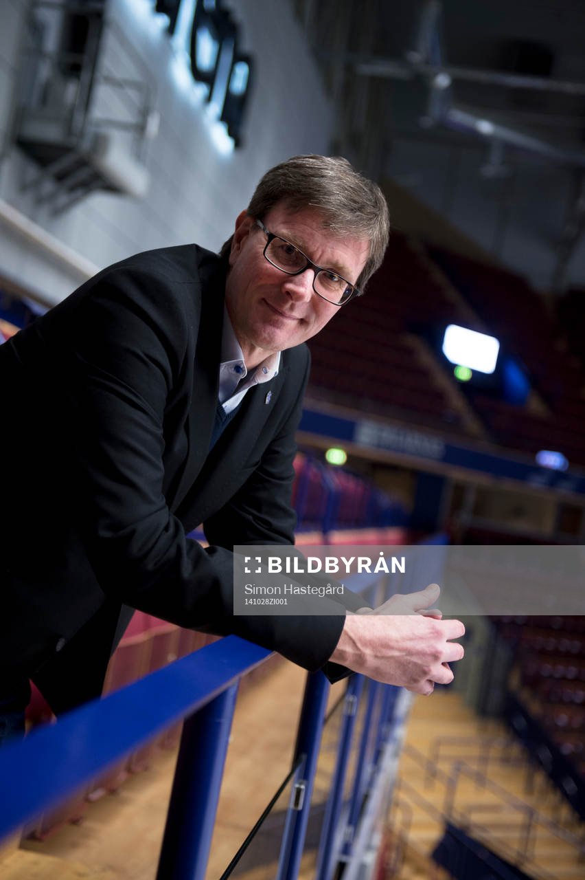 Leksands ordförande Anders Holst porträtterad