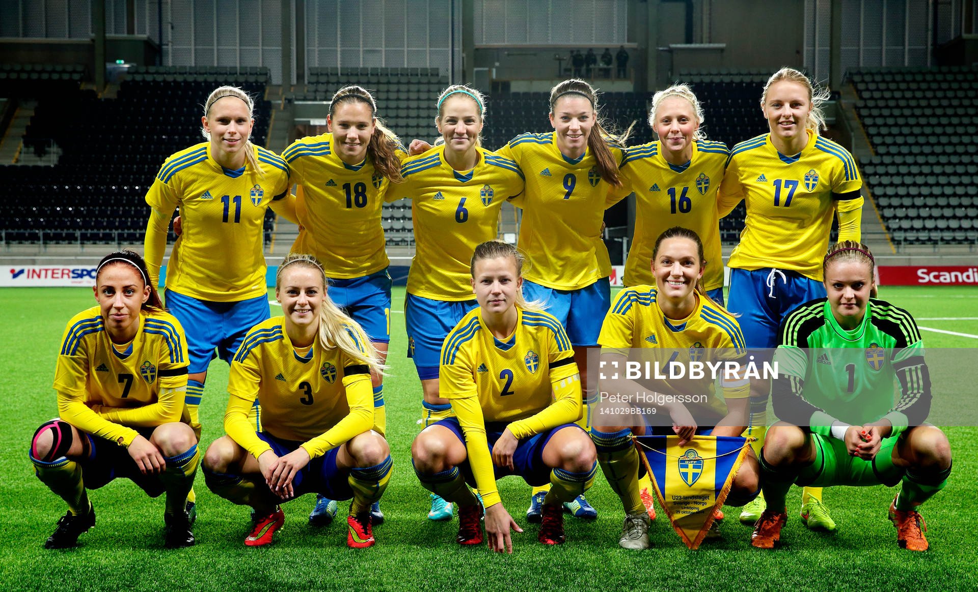 Sveriges startelva med Jonna Andersson, Emma Lennartsson,