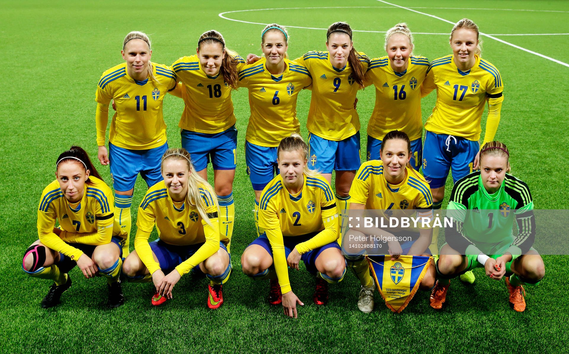 Sveriges startelva med Jonna Andersson, Emma Lennartsson,