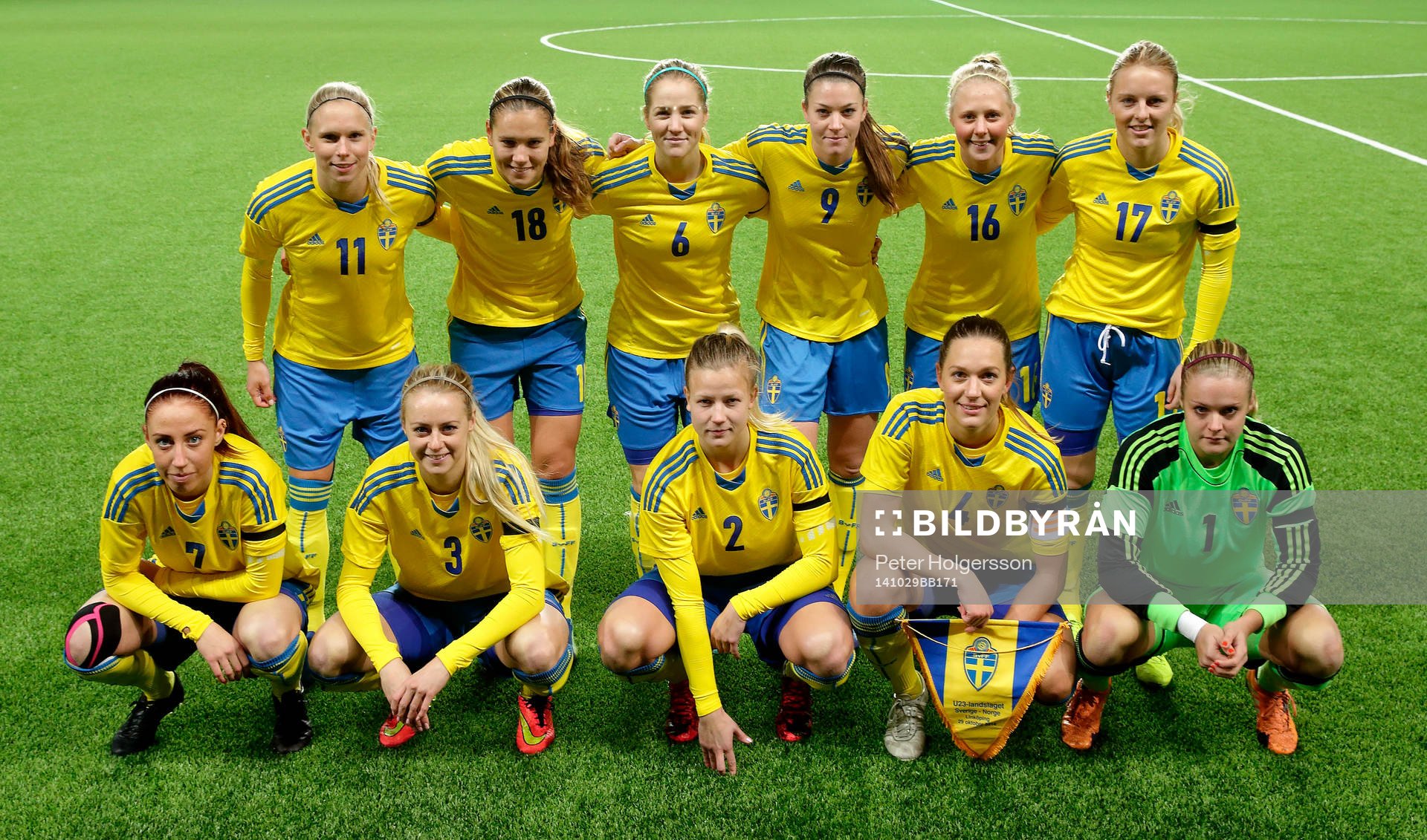 Sveriges startelva med Jonna Andersson, Emma Lennartsson,