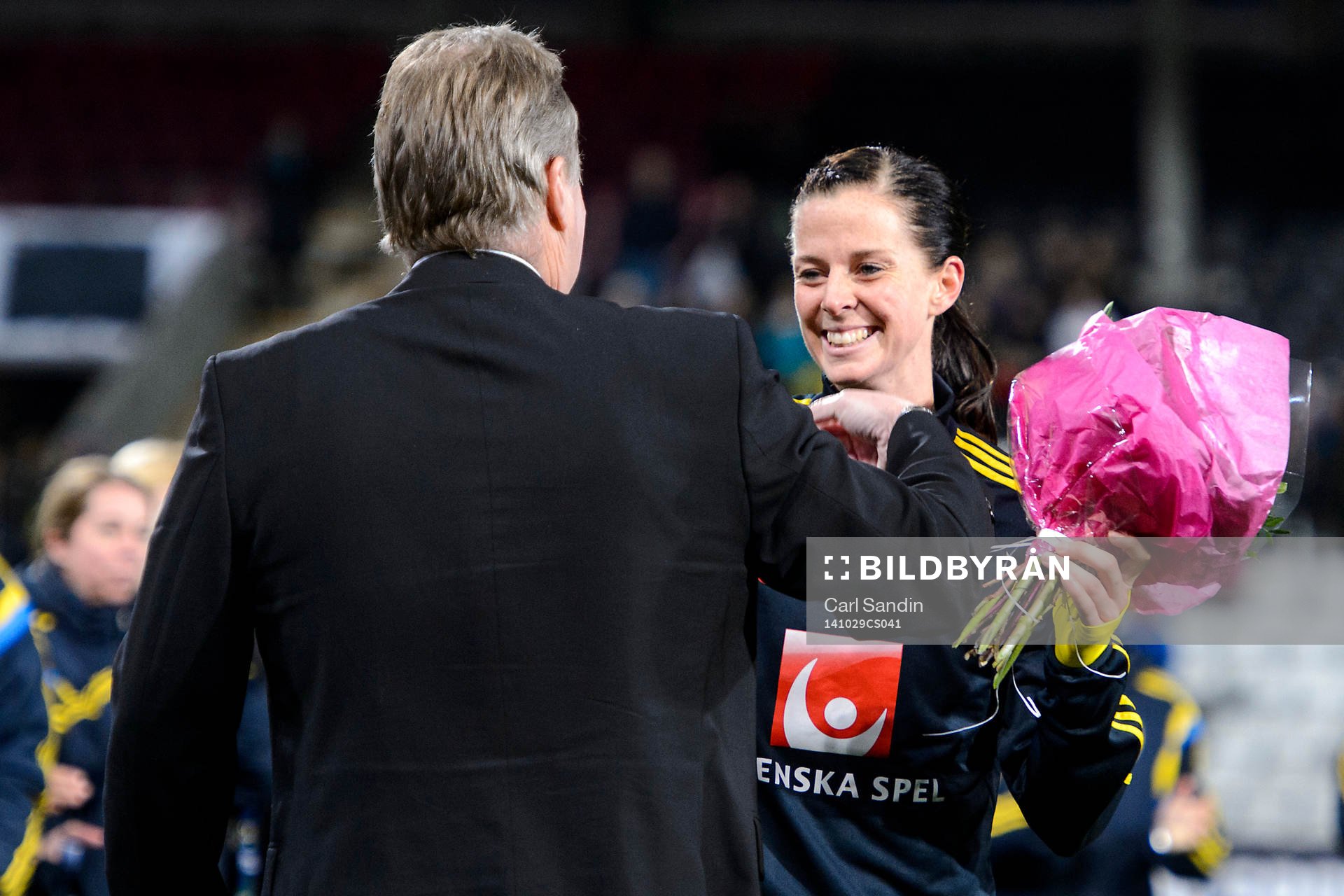 Sveriges Lotta Schelin firas