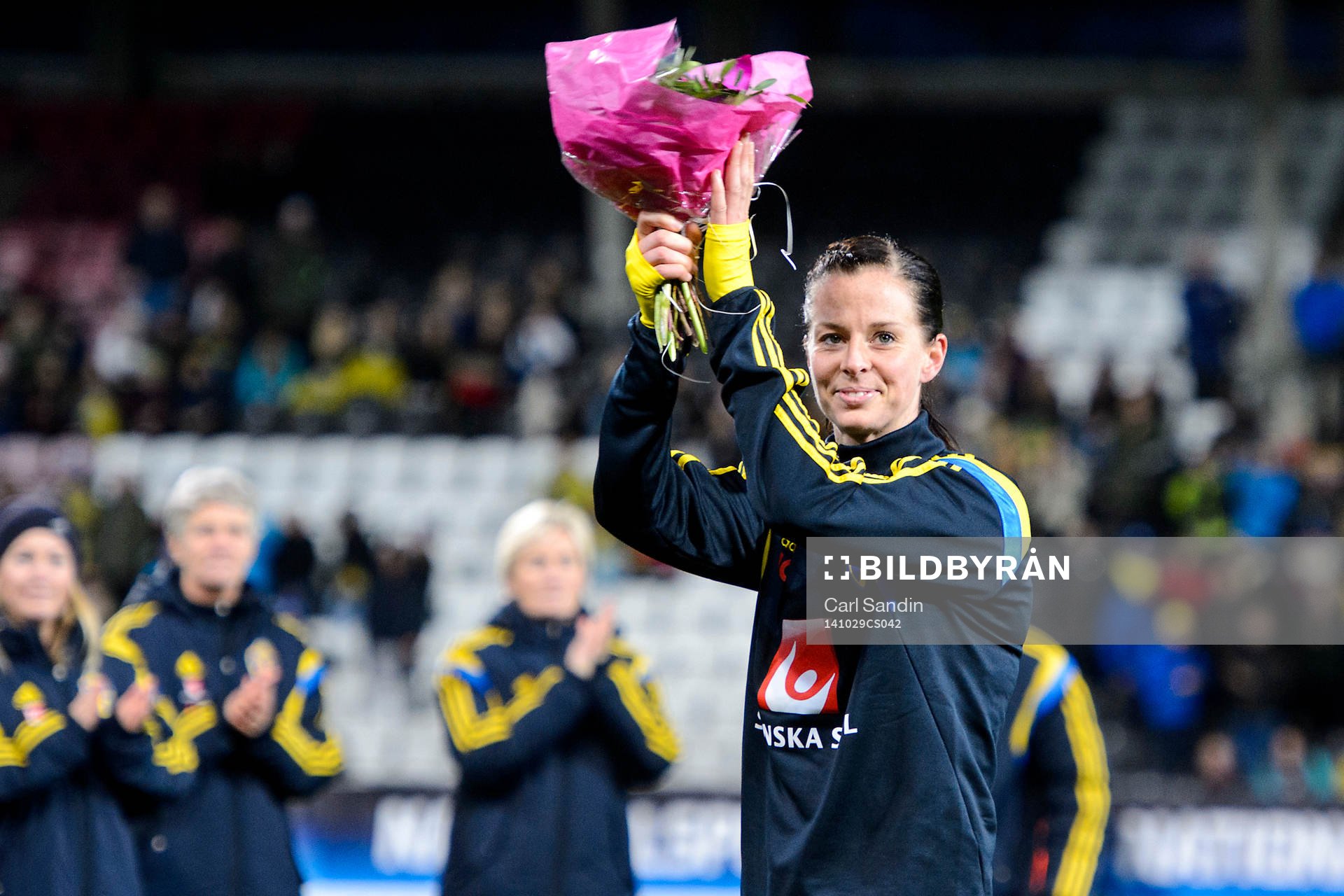 Sveriges Lotta Schelin firas