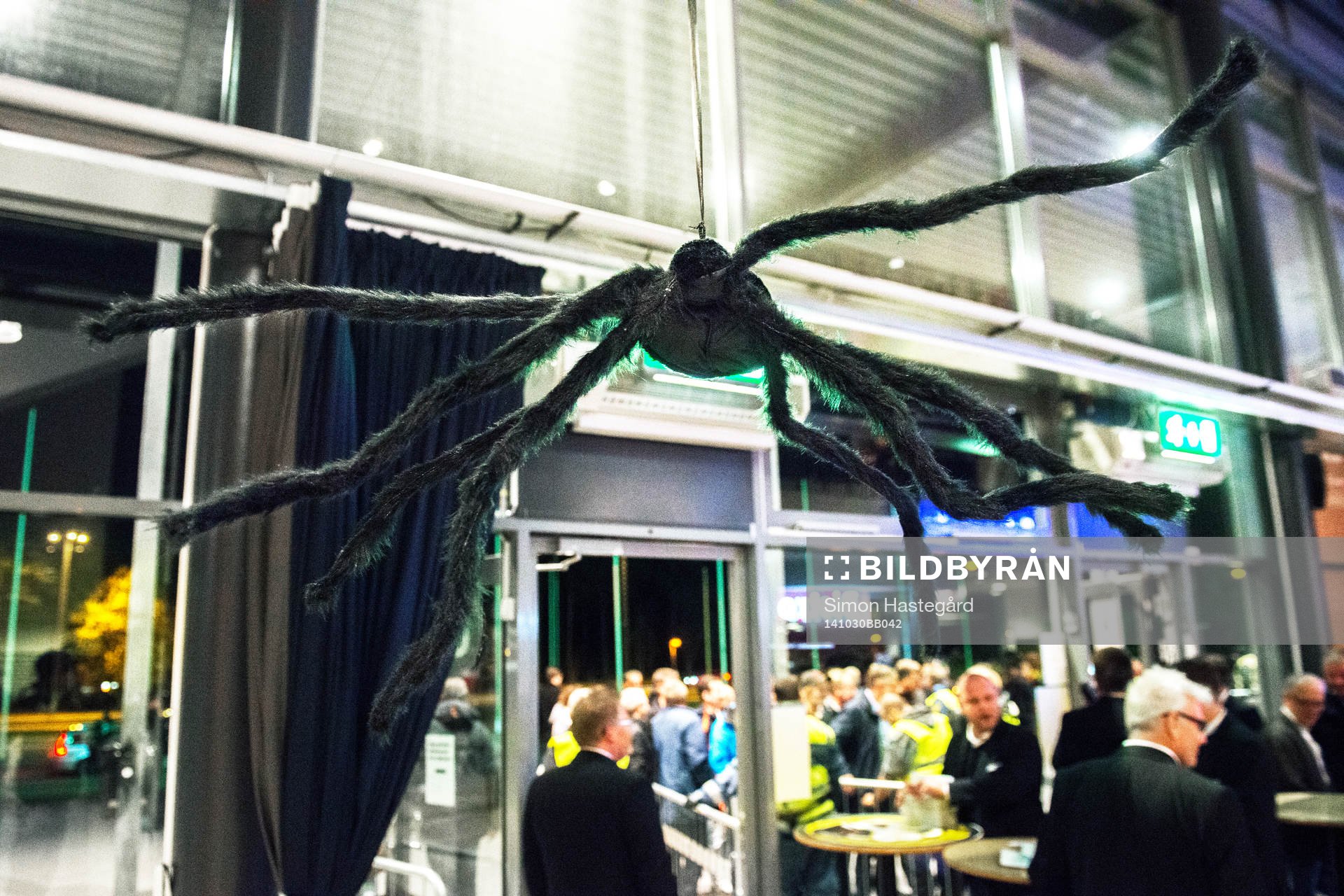 Tema Halloween inne på Gavlerinken Arena före