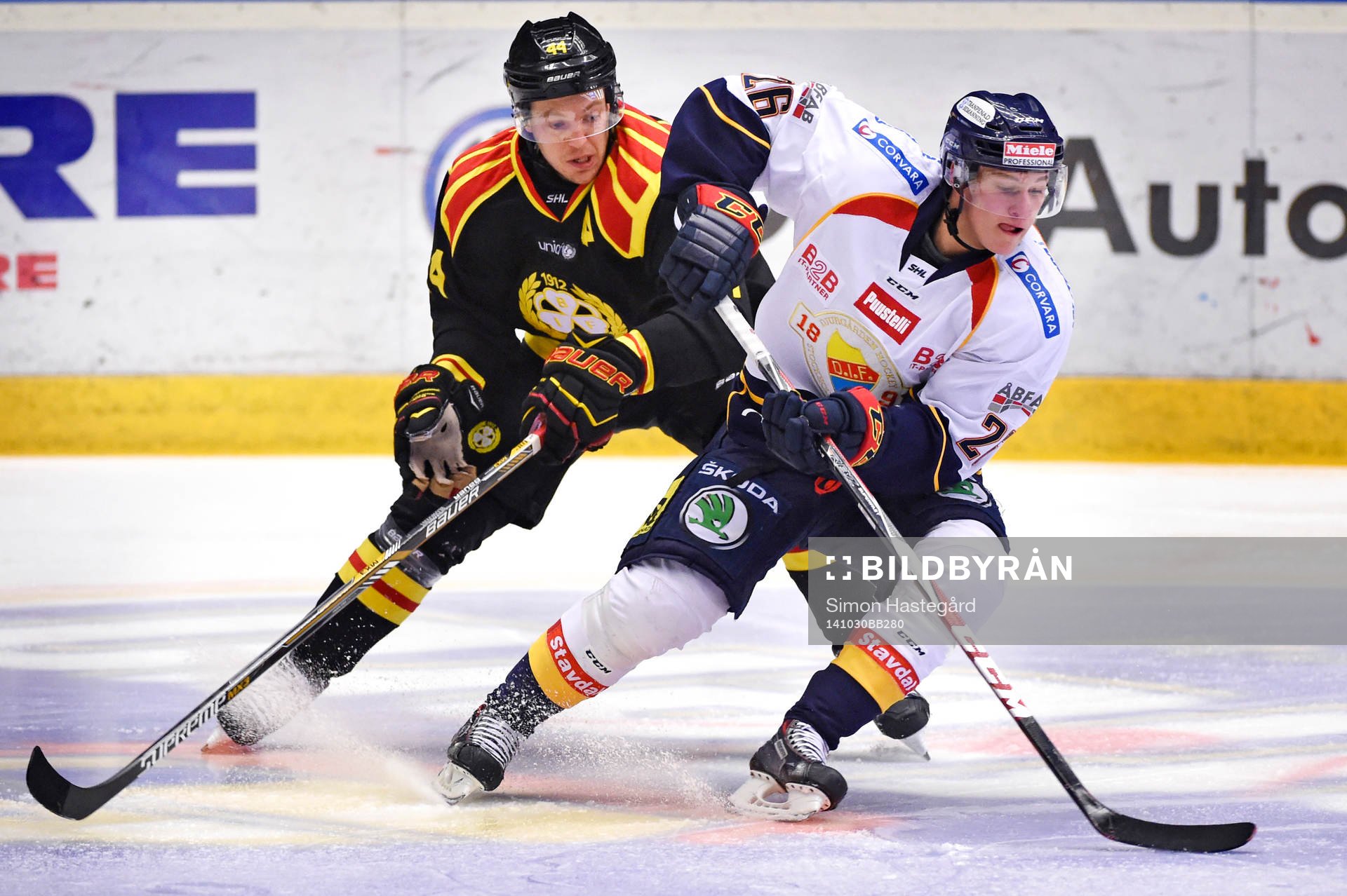 Brynäs Jacob Blomqvist och Djurgårdens David Rundqvist