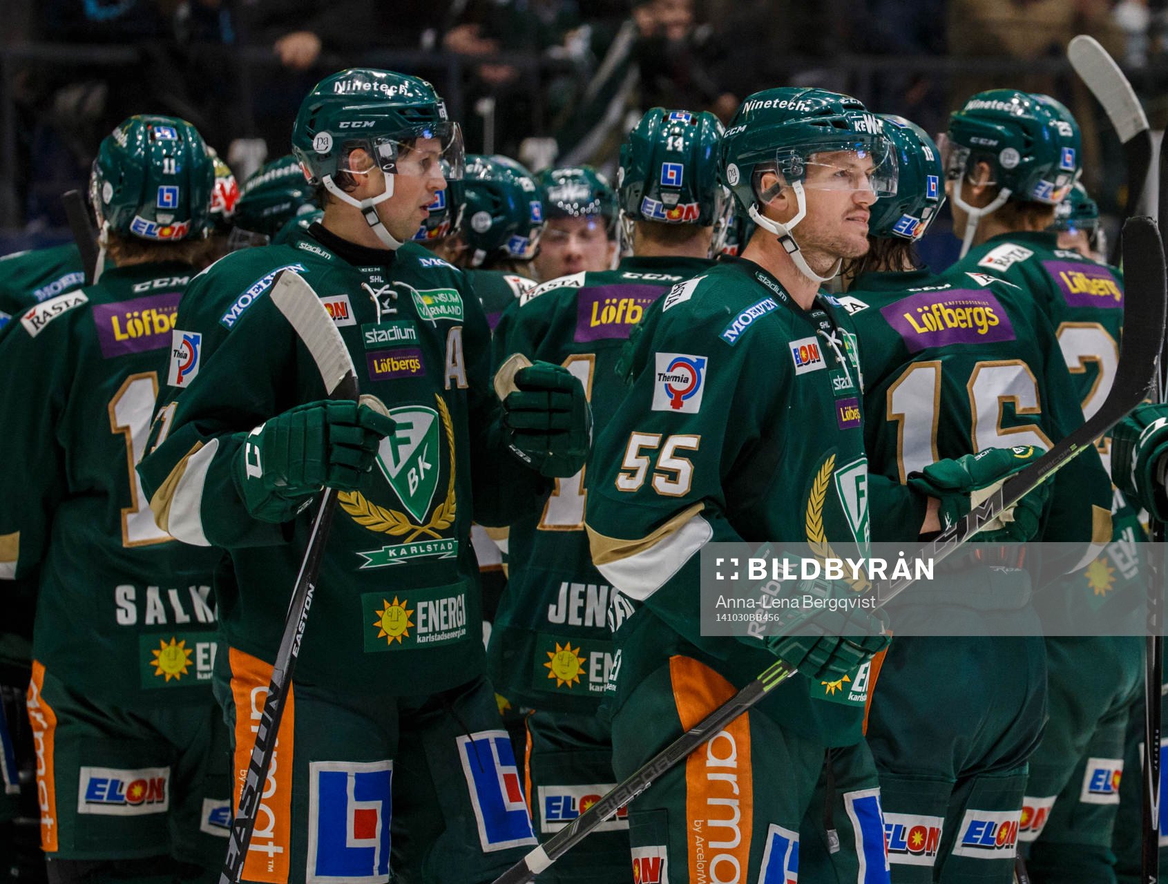 Färjestads Ole-Kristian Tollefsen, Rickard Wallin   och de