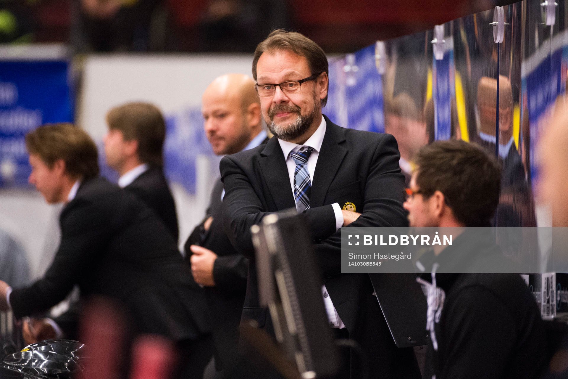Brynäs målvaktstränare Per-Erik Alcén deppar