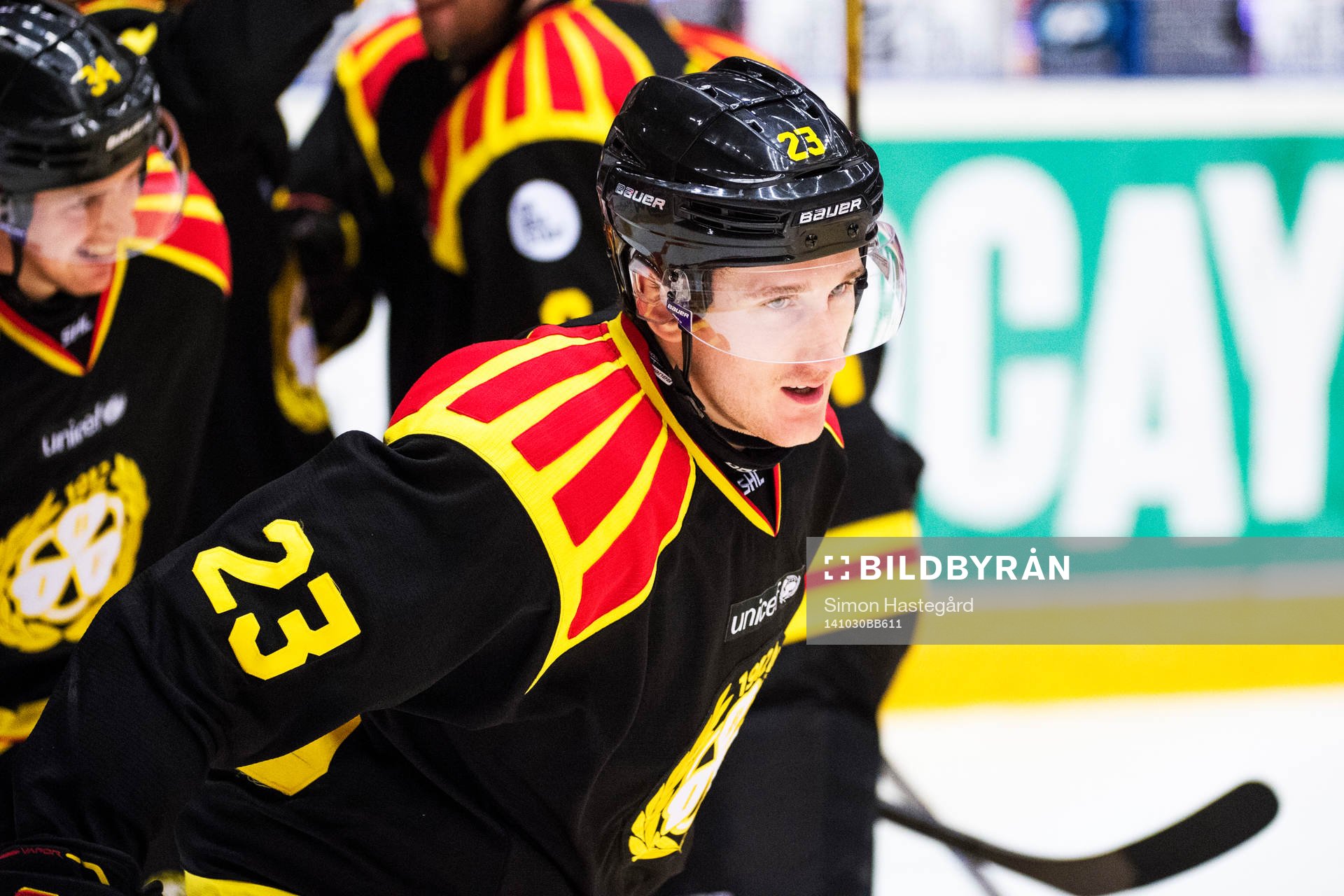 Brynäs Bill Sweatt jublar