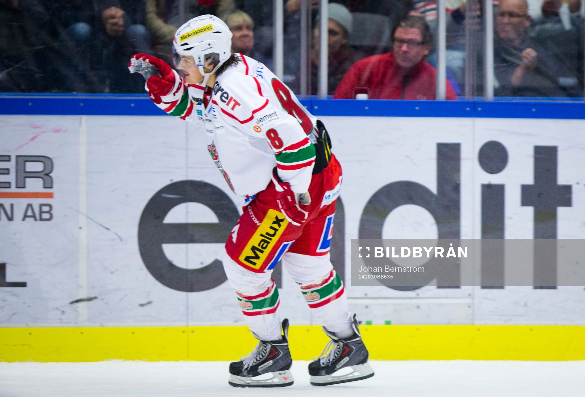 Modos William Nylander ber linjemannen om ursäkt